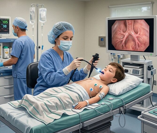 Acompanhamento de Traqueostomia em Crianças: Broncoscopia e o Caminho para a Decanulação